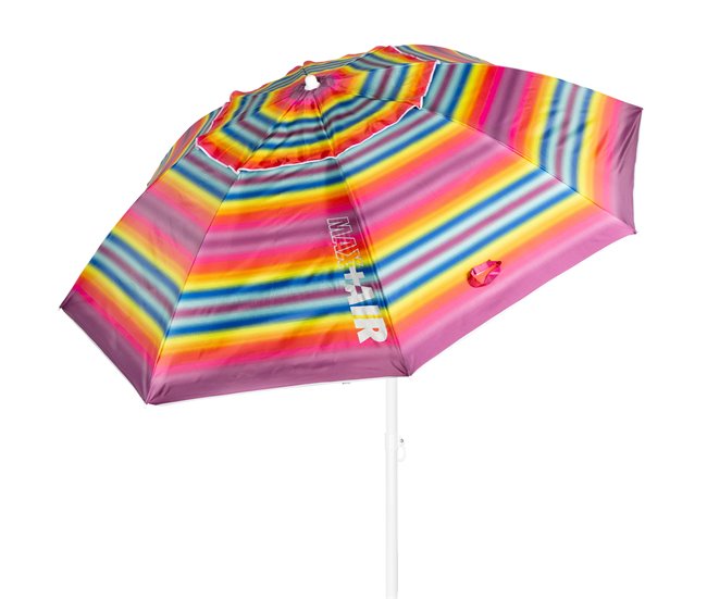 Aktive Sombrilla playa antiviento 8 varillas rayas Multicolor