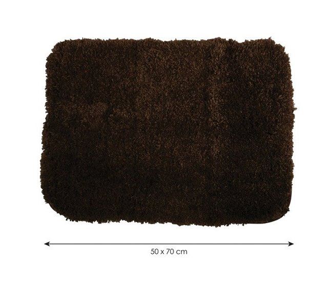 Alfombrilla De Microfibra 70x50 Chocolate