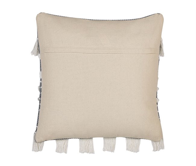 Beliani Cojín decorativo BRAHEA Gris