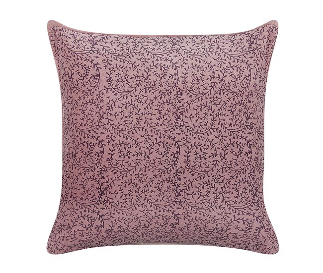 Beliani Cojín decorativo ROMNEYA Rosa