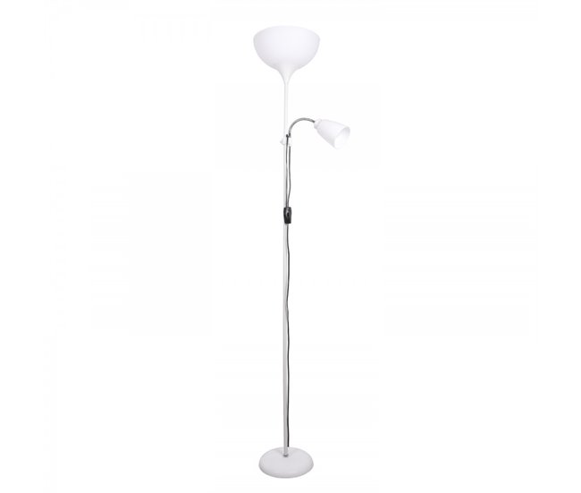 Lámpara De Pie Metal Serie Varese Blanco