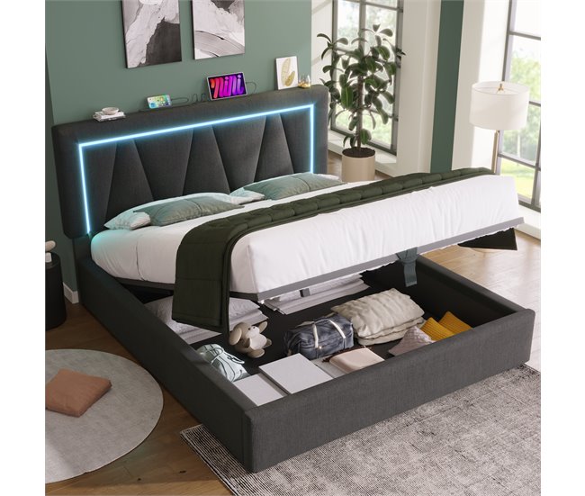 Canapés abatibles Gris