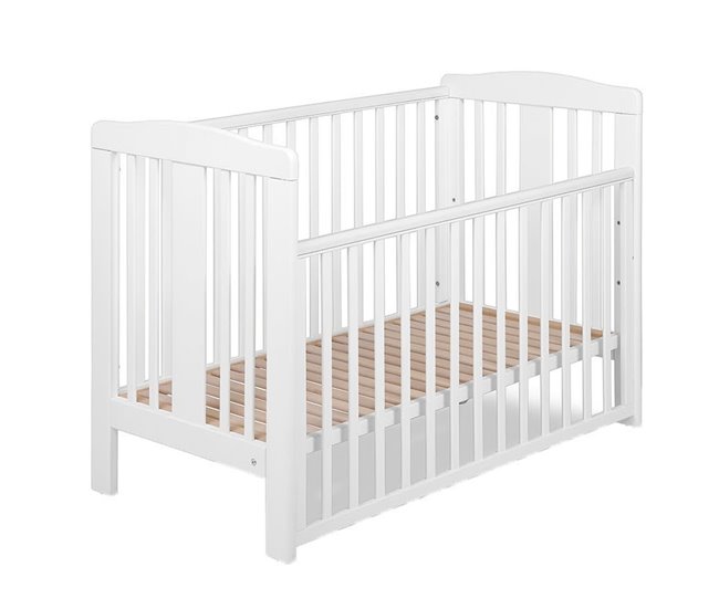Cuna para bebé YappyQu con base ajustable Blanco