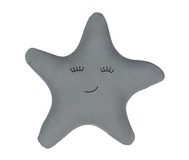 Beliani Cojín decorativo BHOPAL 40x40 Gris