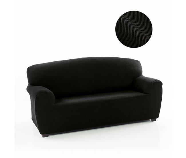 Funda para Sofá Romeo 4 plazas Negro