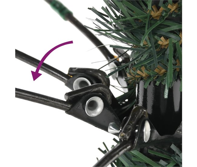 Árbol Navidad - Árbol navideño Blanco/ Verde