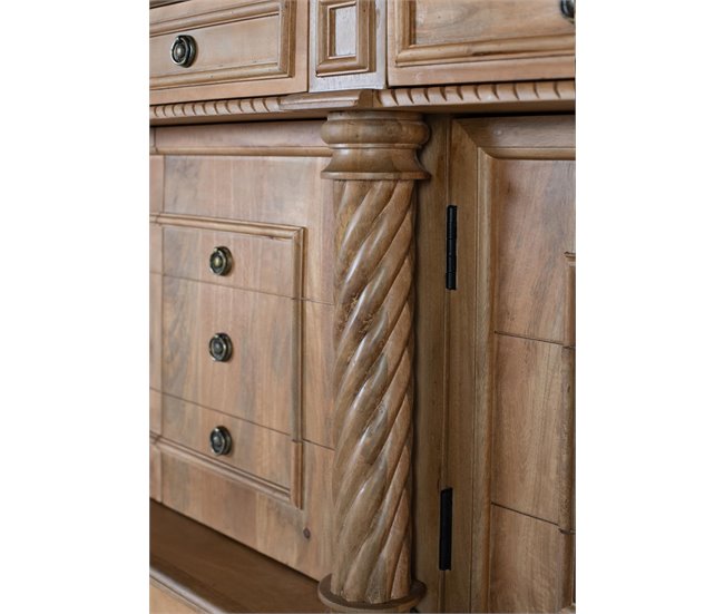 Aparador con  cajones y  puertas en madera de mango .GINER Y COLOMER Marron