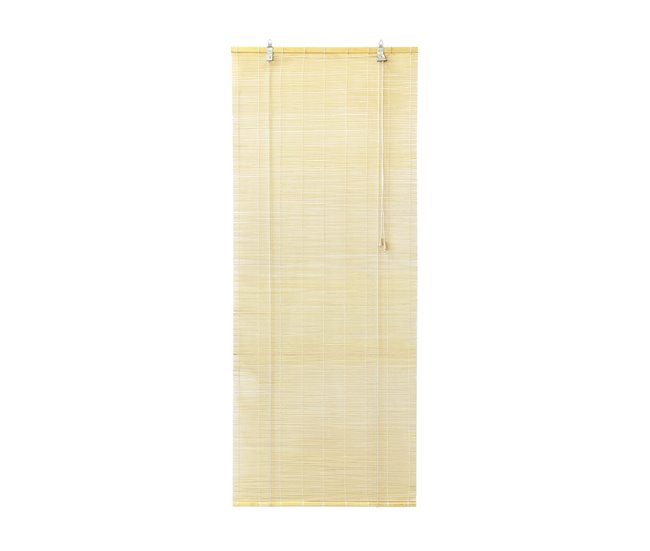 Acomoda Textil – Persiana Enrollable de Bambú Natural 