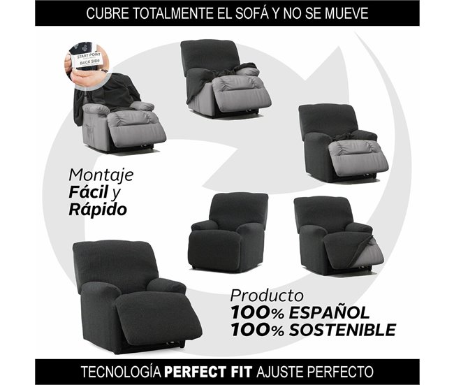 Funda para sillón NIAGARA Verde Oscuro