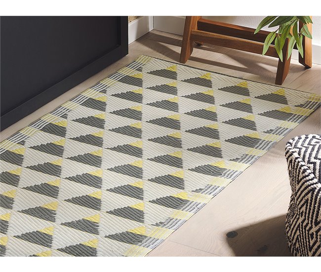 Beliani Alfombra de pelo corto HISAR 60x105 Gris