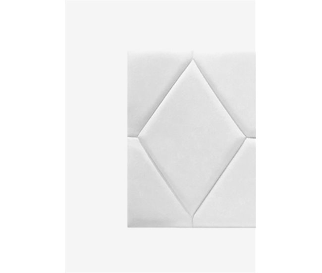 Cabecero HAWAII tela Blanco Brillo