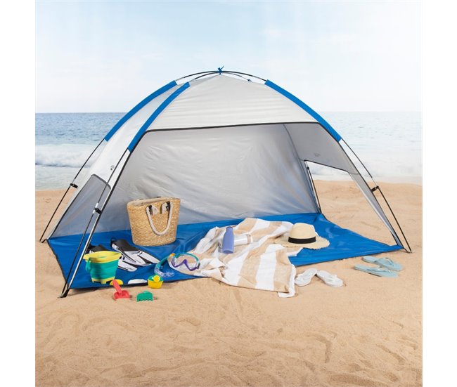 Aktive Paravientos y carpa de playa para 2 personas UV50 Azul
