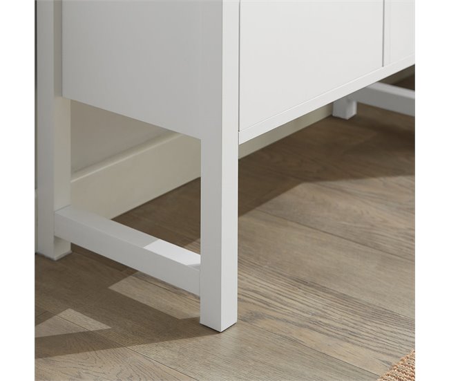 Banco Zapatero con 2 Cajones FSR88-W SoBuy Blanco