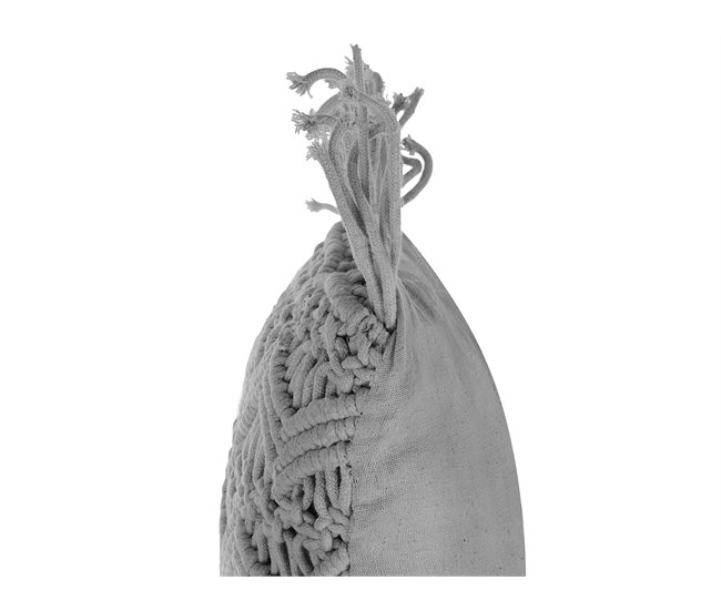 Beliani Cojín decorativo KIRIKKALE Gris Claro
