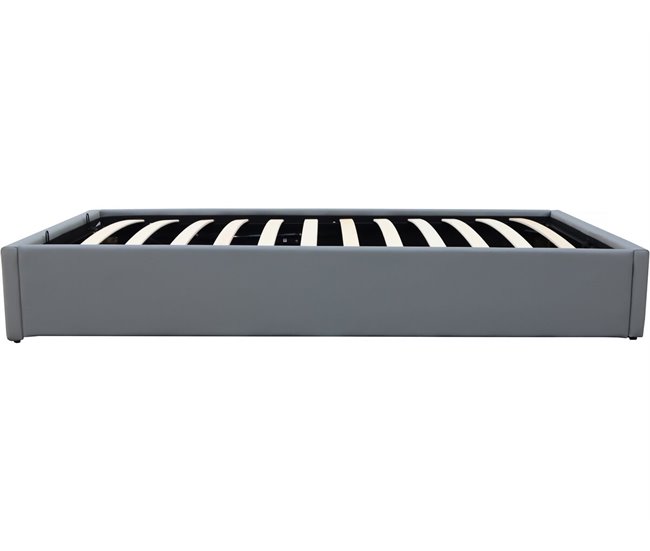 Cama individual de PVC con box Gris