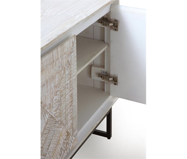 Aparador 3 Puertas Blanco/ Beige