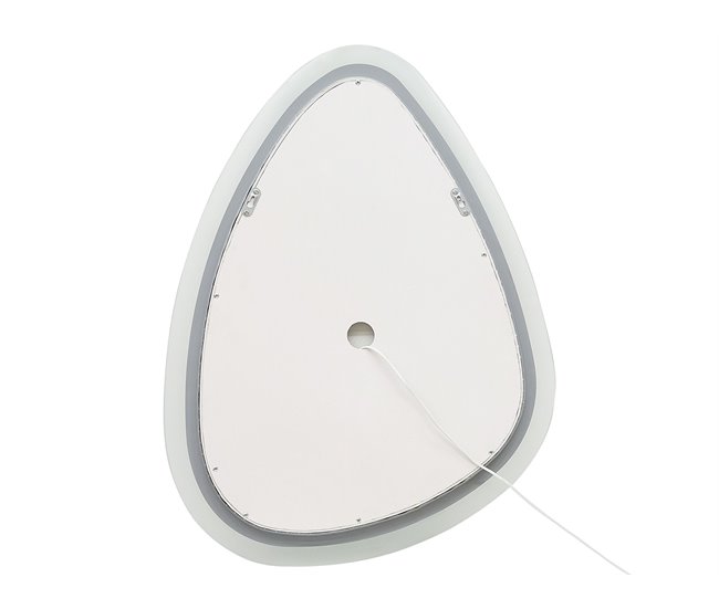 Beliani Espejo de baño BETHUNE Gris