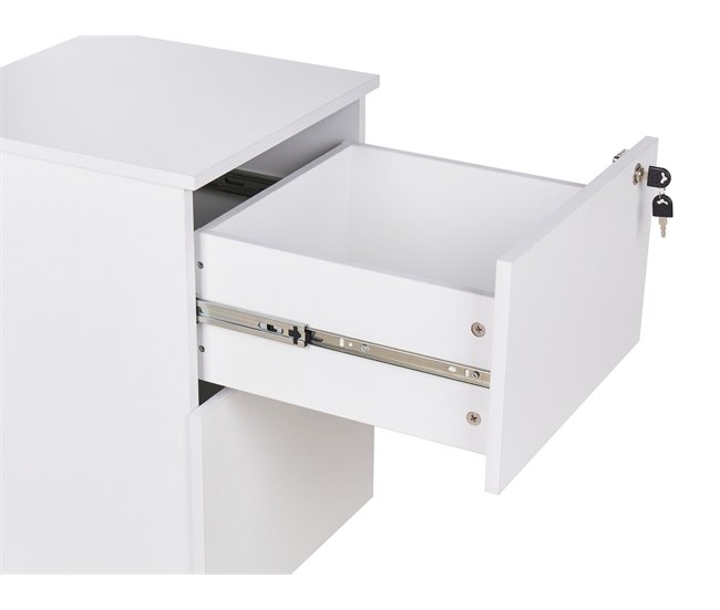 Beliani Estante de oficina JOHNSON Blanco
