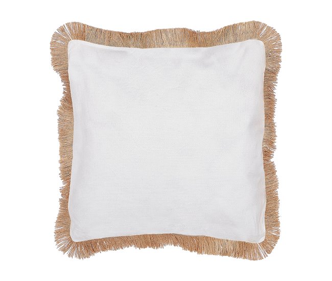 Beliani Cojín decorativo AGRIMONY Beige