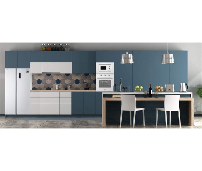 Frigorifico Americano INFINITON SBS-A174B, 505 L, No Frost Total Blanco