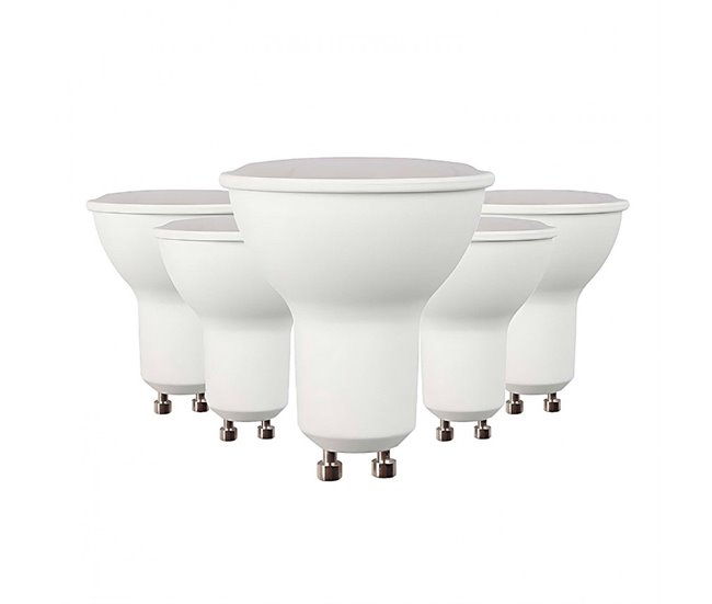 Pack 5 Bombillas LED Spotlight Primer Leader Blanco