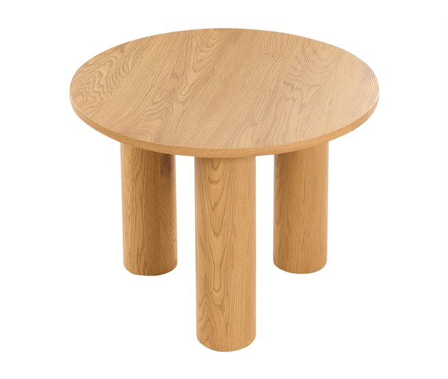 Beliani Mesa de centro SENOIA 60x60 Blanco