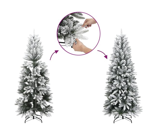 Árbol Navidad - Árbol navideño Blanco/ Verde