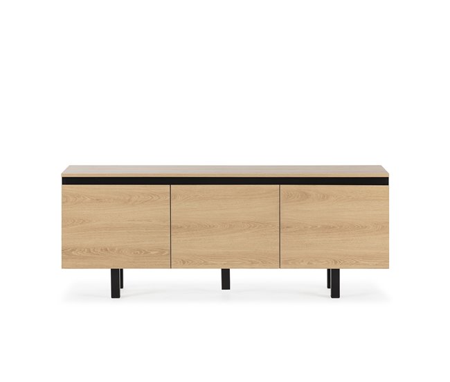 Mueble TV Molina 3 puertas Roble