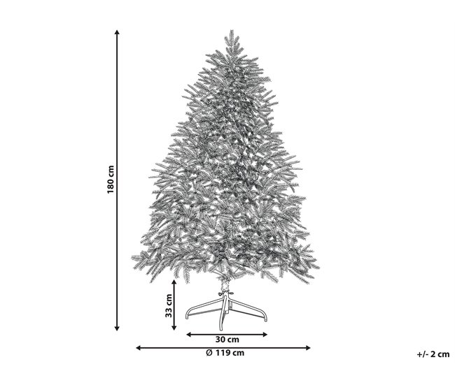 Beliani Árbol de Navidad FIDDLE 