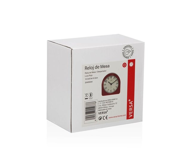 Reloj de Mesa Luxa Rojo