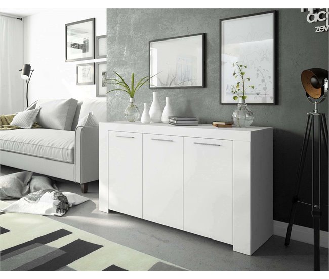 Aparador efecto madera 144 Blanco