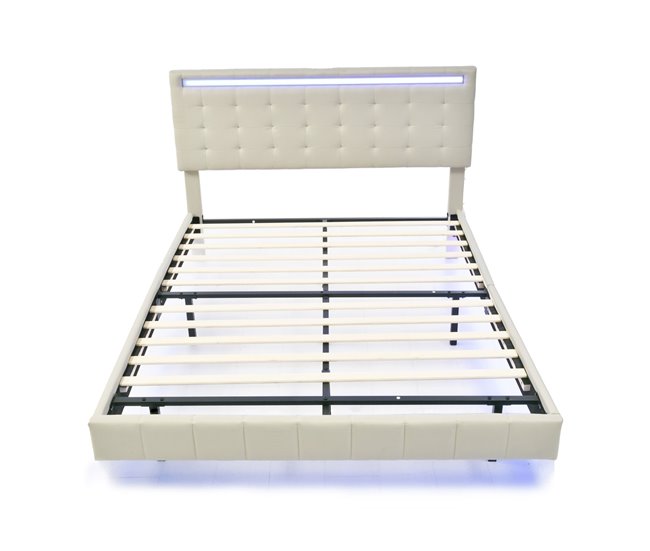 Marco de la cama Beige