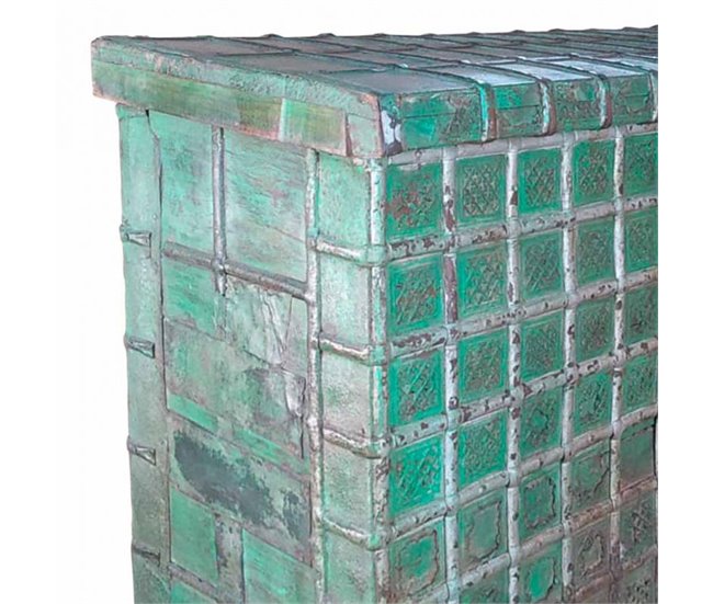 Baúl de madera Verde