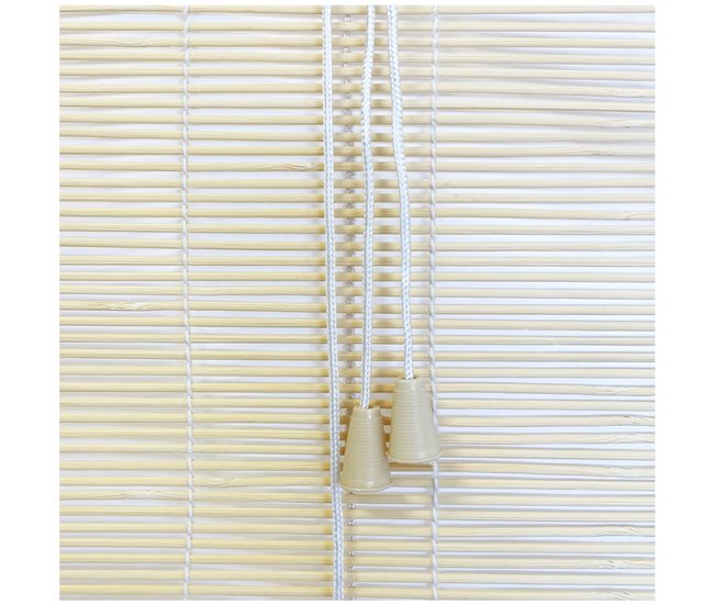Acomoda Textil – Persiana Enrollable de Bambú Natural 