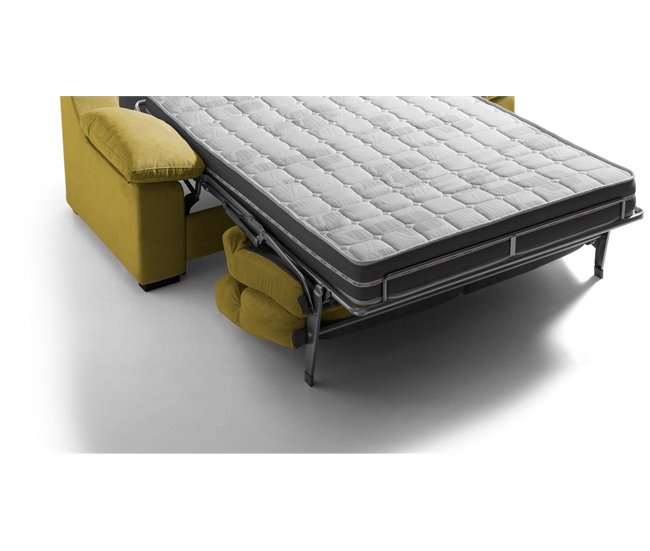 Sofá cama MOLLY 3 plazas Mostaza