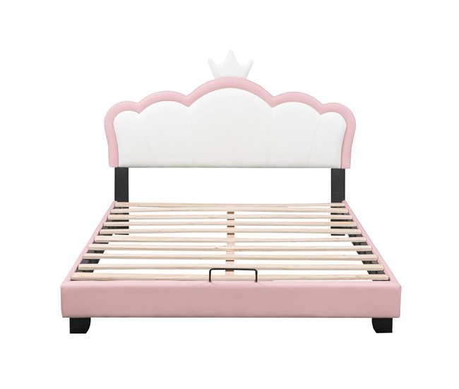 Marco de la cama 200x140 Rosa