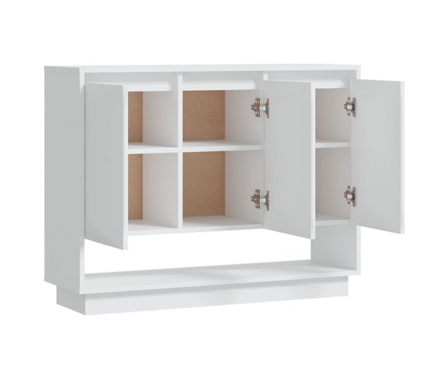 Aparador de madera de ingeniería 97 Blanco