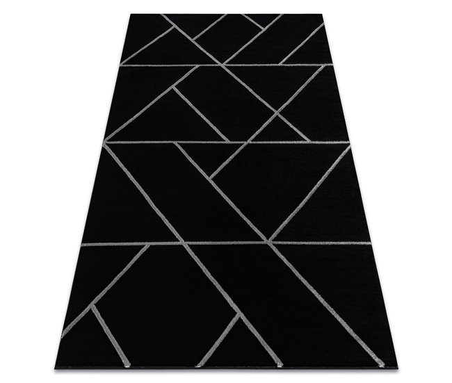 Alfombra EMERALD exclusivo 7543 glamour 80x150 Negro