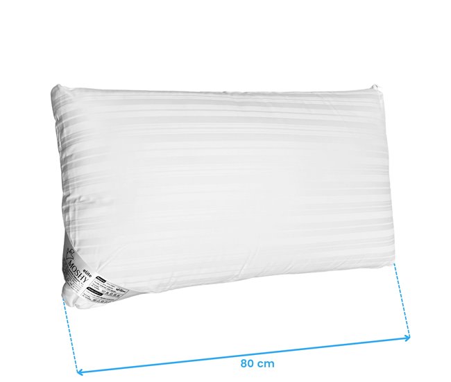 Almohada Élite con Funda Fibra Ergotex 80x35 Blanco