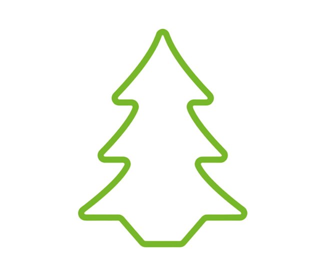 Figura Decorativa Flexiled Verde