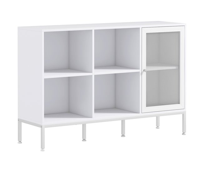 Aparador de Cocina Melamina de Madera HOMCOM Blanco