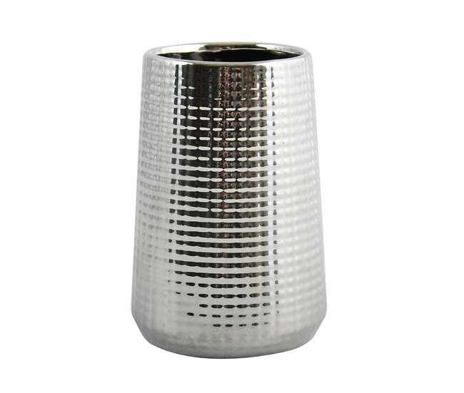 Vaso Ceramica Dallas Gris