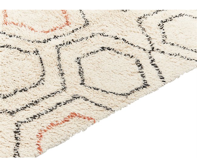 Beliani Alfombra de pelo corto HAJIPUR 160x230 Beige