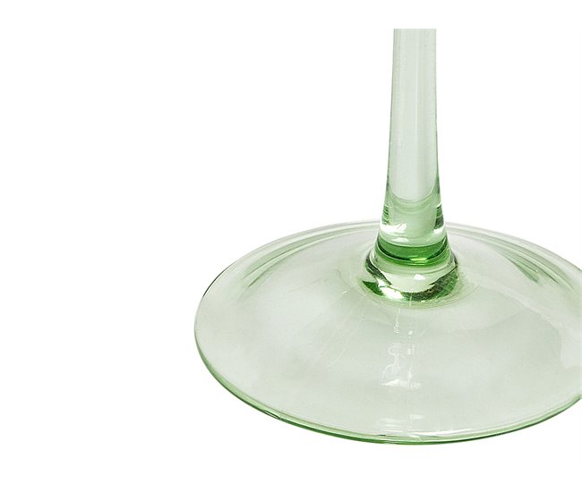 Beliani Cristalería Vidrio DIOPSIDE Rosa Talco