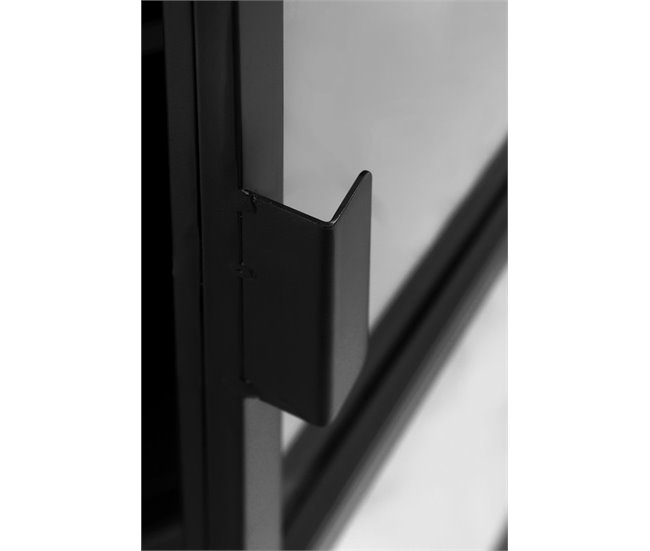 Aparador con puertas Negro