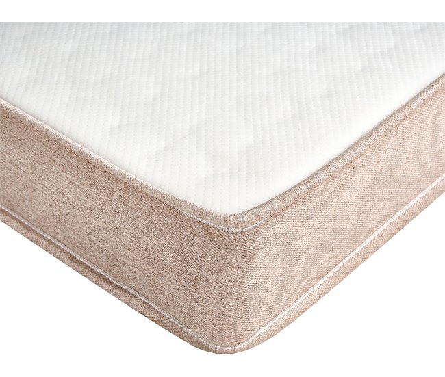 Beliani Cama sin cabecero Poliéster COUNTESS 160x200 Beige