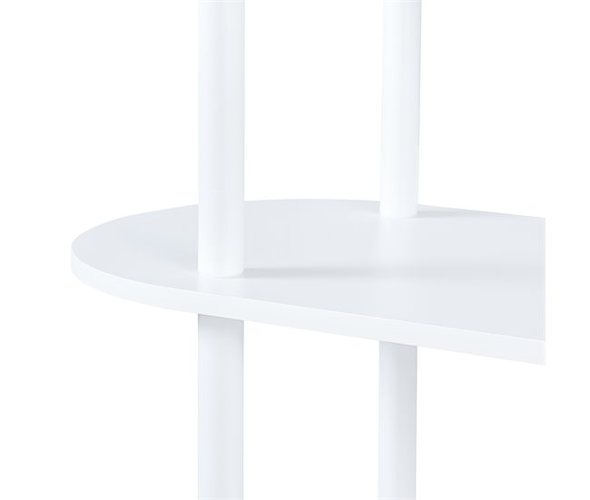 Librería Øvre con 5 estantes metal 80 Blanco