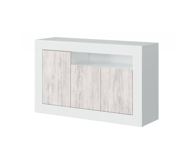 Aparador efecto madera 144 Blanco