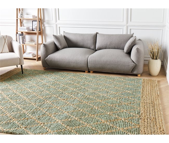 Beliani Alfombra de pelo corto TELLIKAYA 200x300 Beige