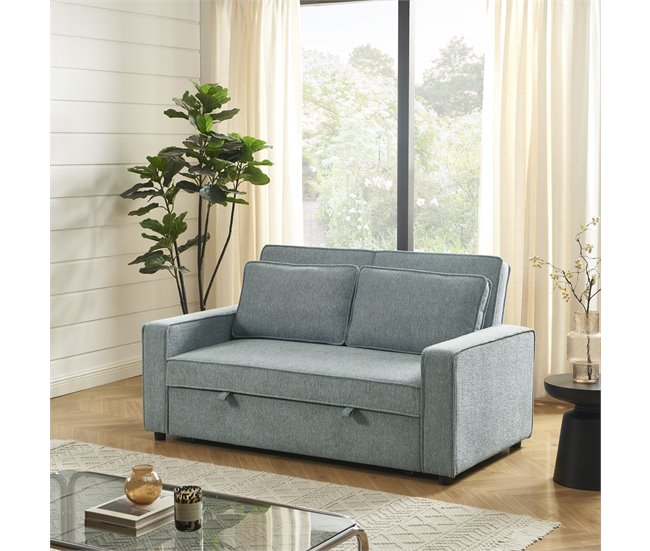 Sofá cama 2 plazas LOLA Azul